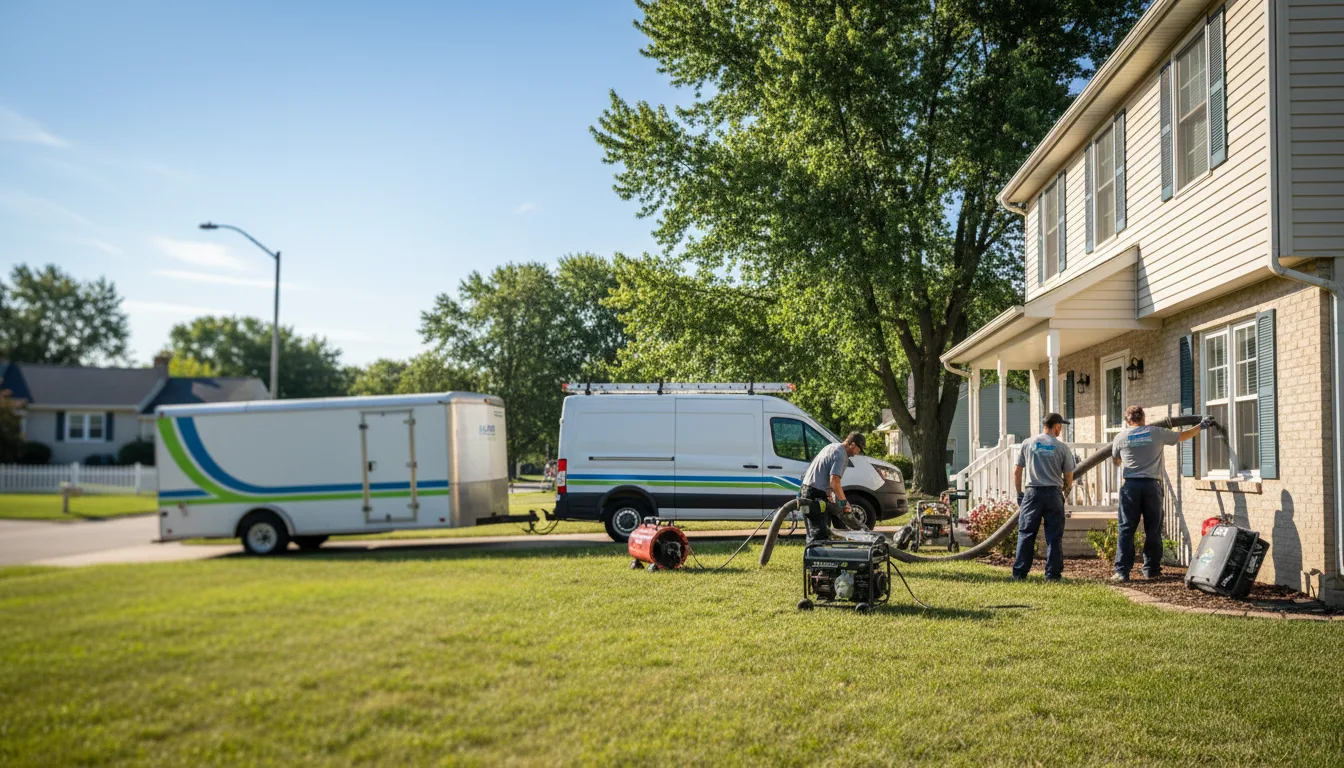 Flooded Basement Restoration And Cleanup With Repair in Protivin, IA near me